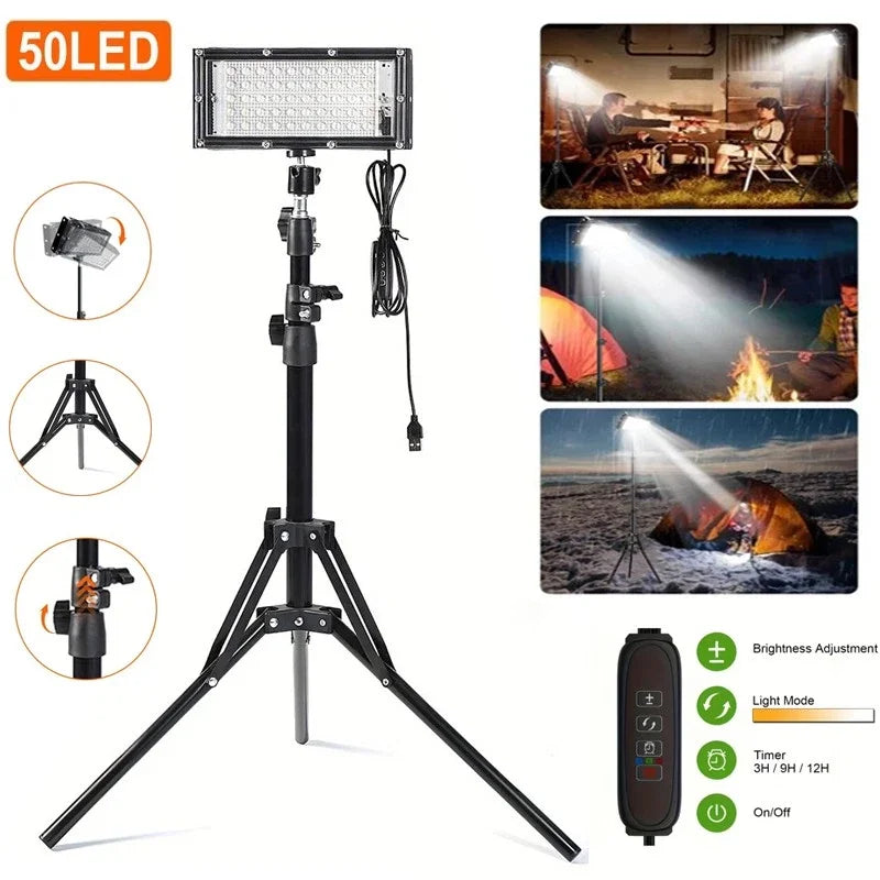USB LED Light with Tri Standing / Short ~ For Work/Camping