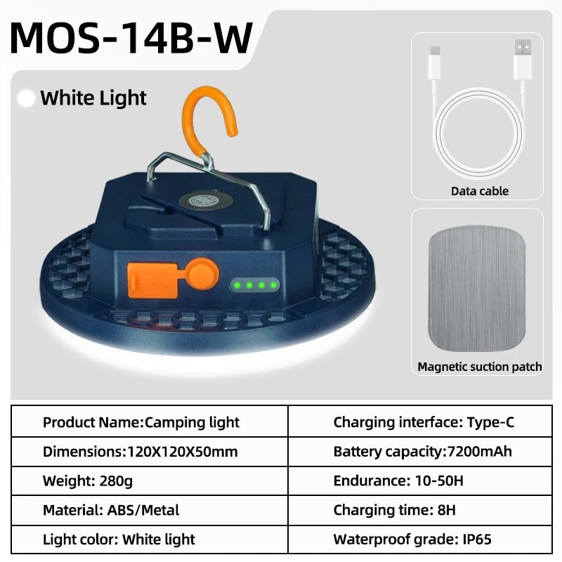 MOSLIGHTING Camping Light ~ Rechargeable USB-C