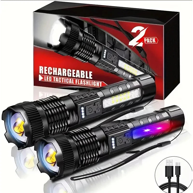 High Power Led Flashlights 2 Pack