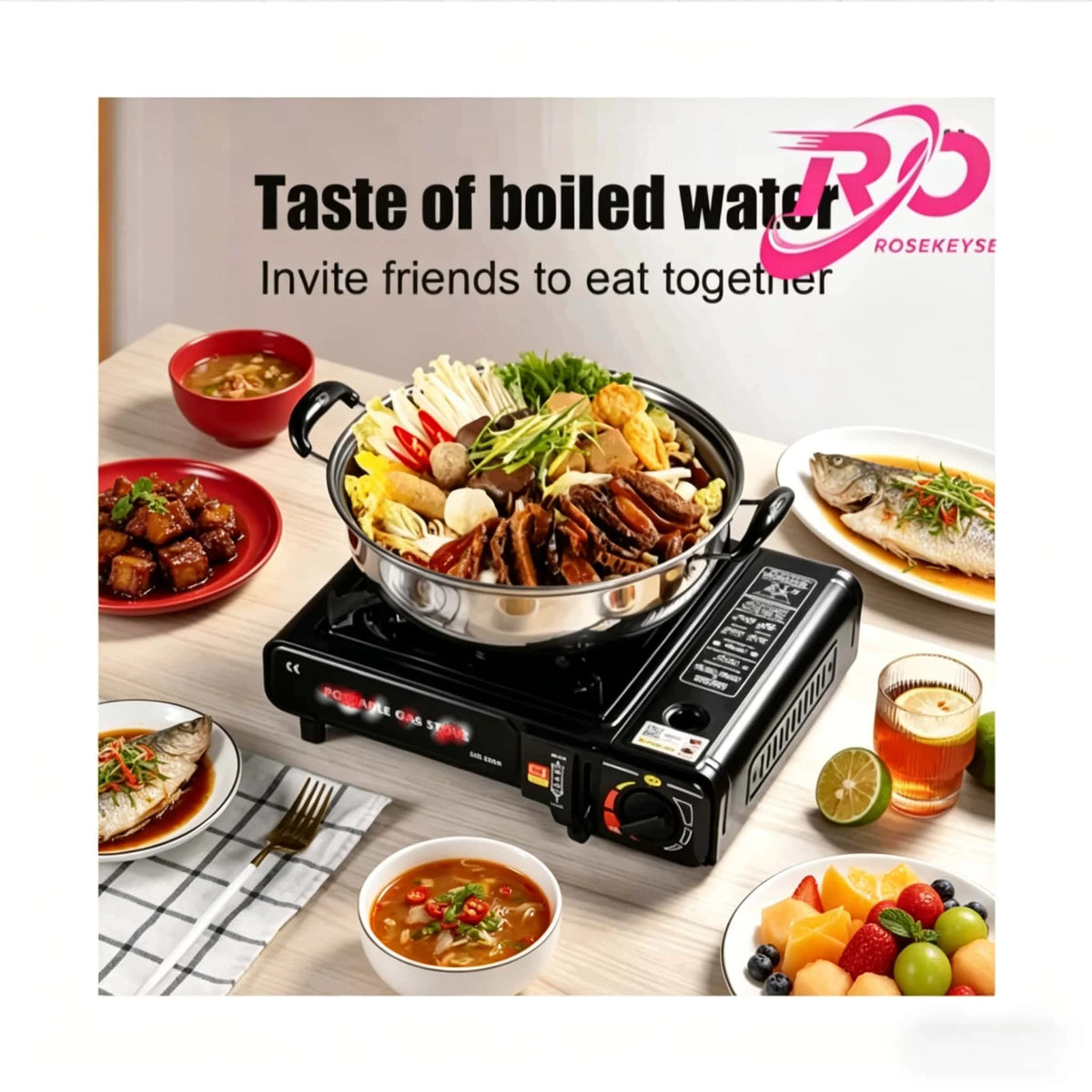 Portable Single Butane Gas Camping Stove 2.4kW