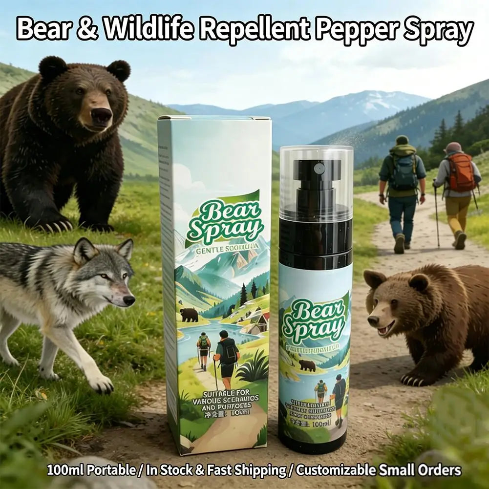 Portable Bear/Predator Repellent Spray Tool