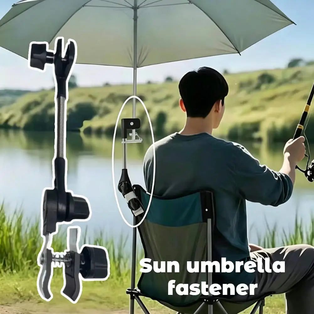 Camping/Fishing Umbrella Holder ~ Clamp Bracket Adjustable Universal